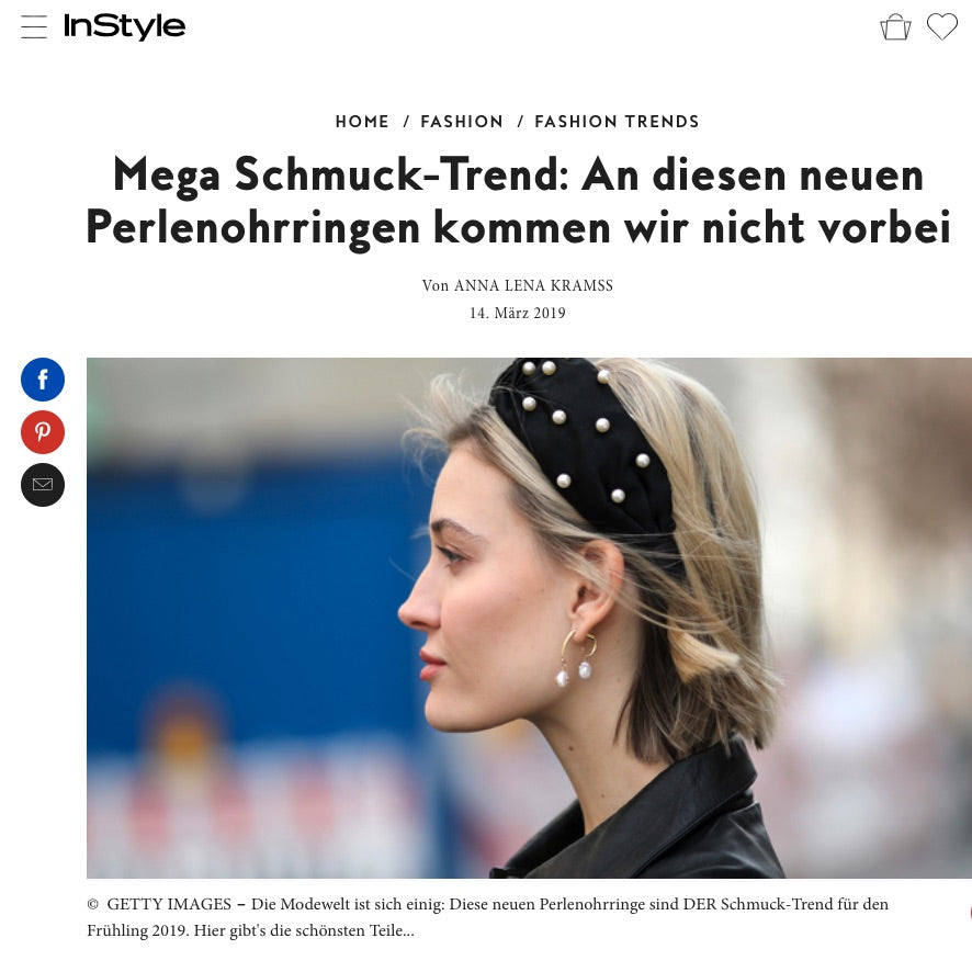 InStyle Online Germany, March 2019