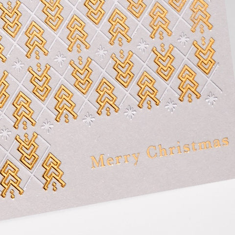 Christmas Card Gold